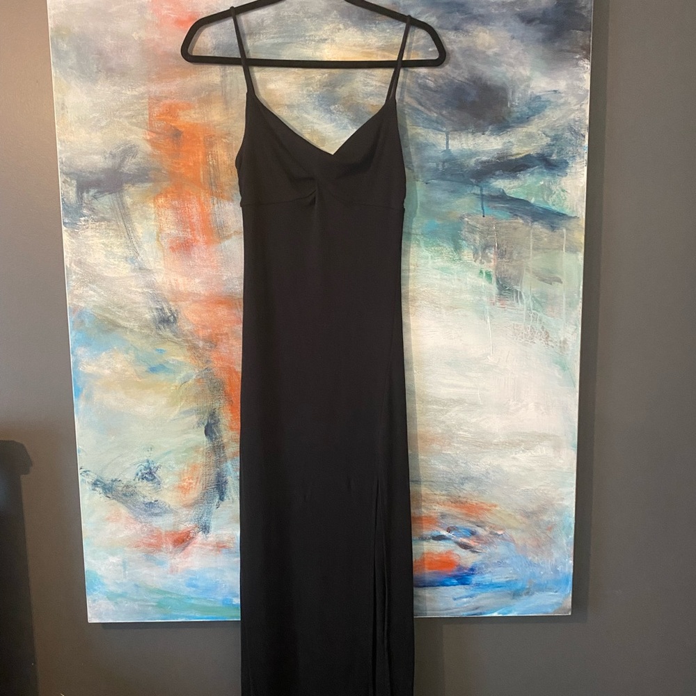 Wilfred Aritzia ribbed midi dress sz M